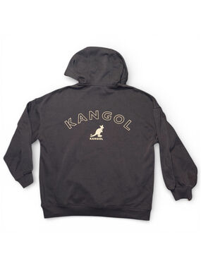 Kangol Gray Hoodie Sweatshirt Size Small
